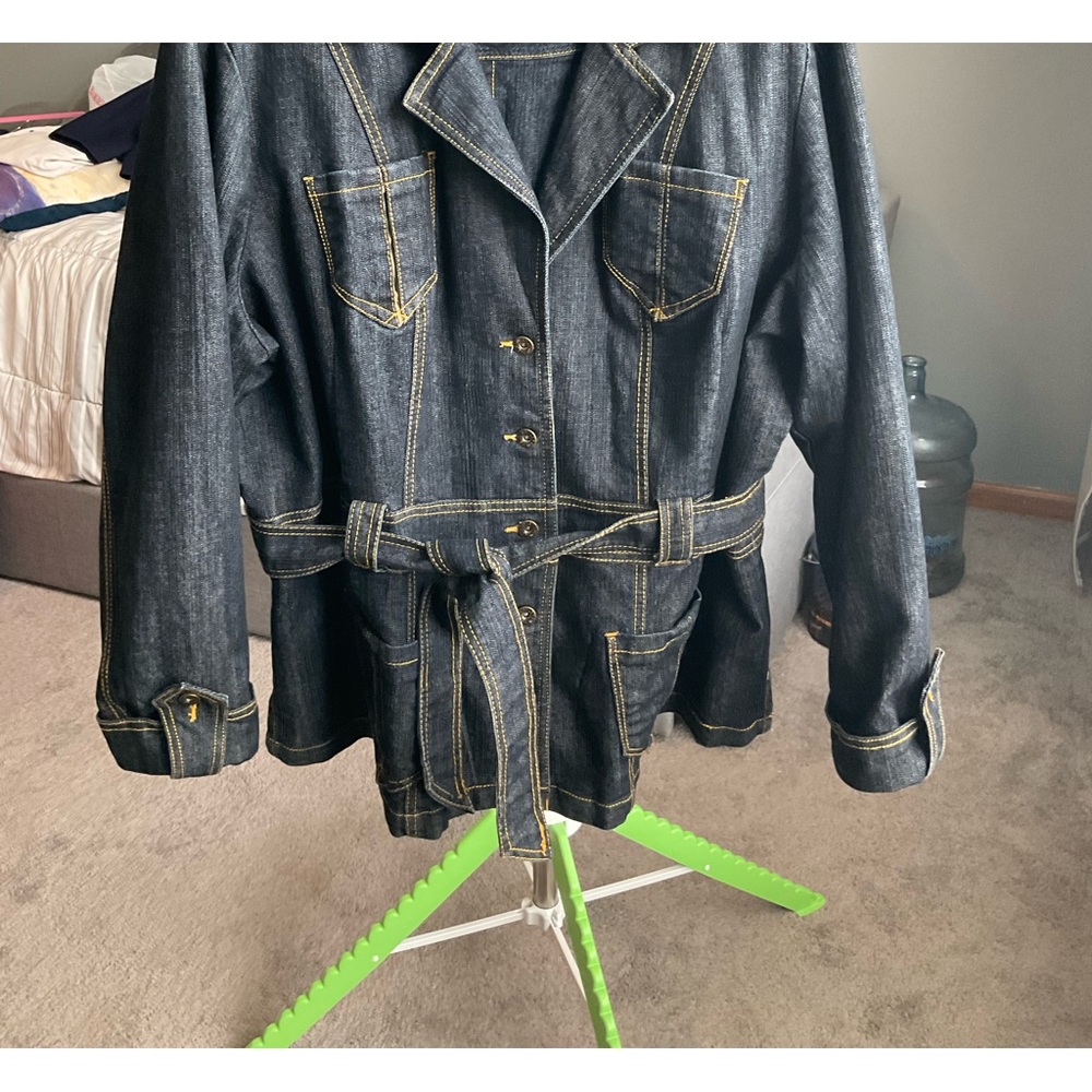 Ashley Stewart Blue Jean Suit